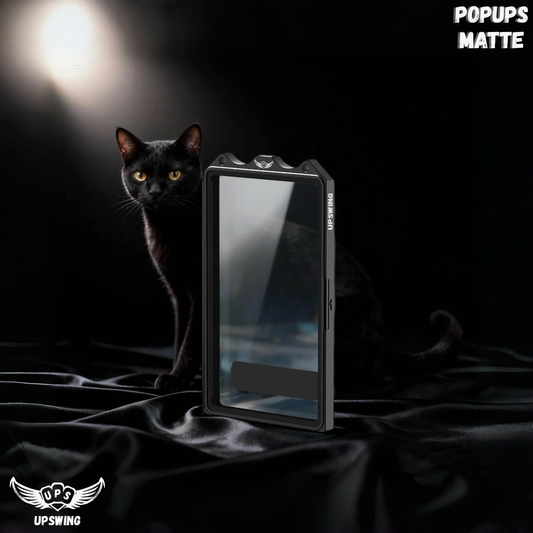 「LUMINOUS GUARD SERIES」UPSWING POPUPS MATTE Cat Onyx Slab Case