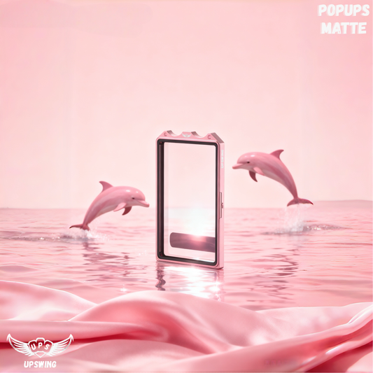 「LUMINOUS GUARD SERIES」UPSWING POPUPS MATTE Dolphin Pink Slab Case