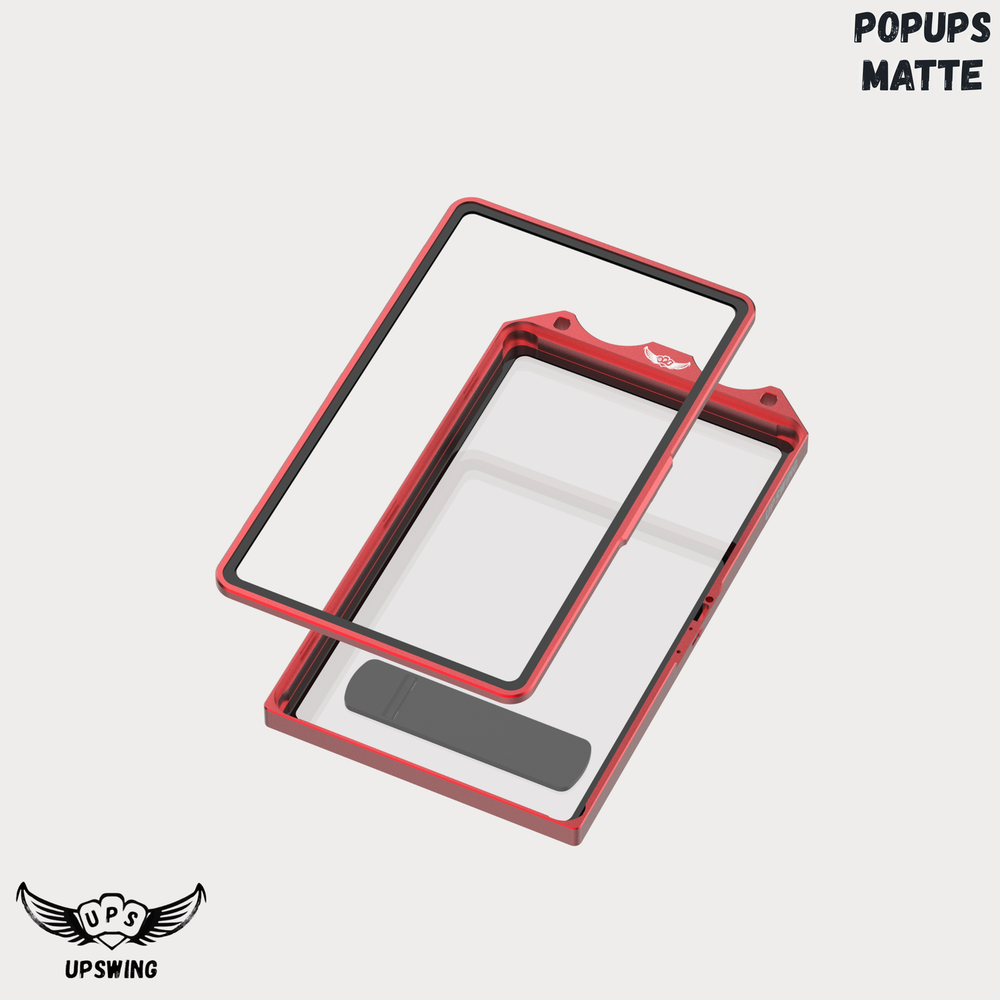 「LUMINOUS GUARD SERIES」UPSWING POPUPS MATTE Pheonix Scarlet Slab Case