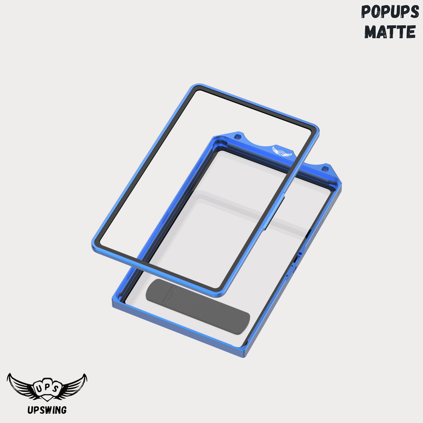 「DEBUT DUO SERIES」UPSWING POPUPS MATTE Whale Joy Blue Slab Case