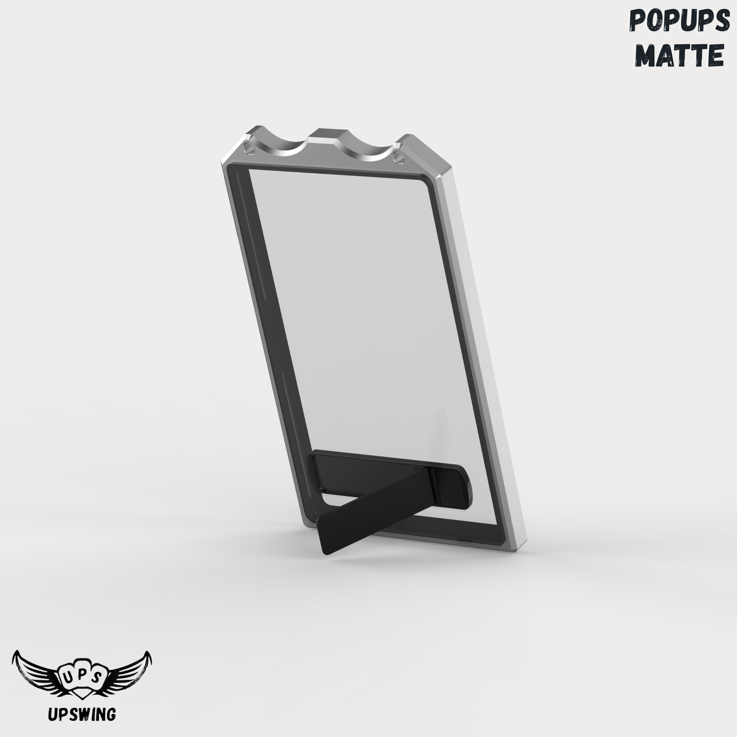 「LUMINOUS GUARD SERIES」UPSWING POPUPS MATTE Uncia Silver Slab Case