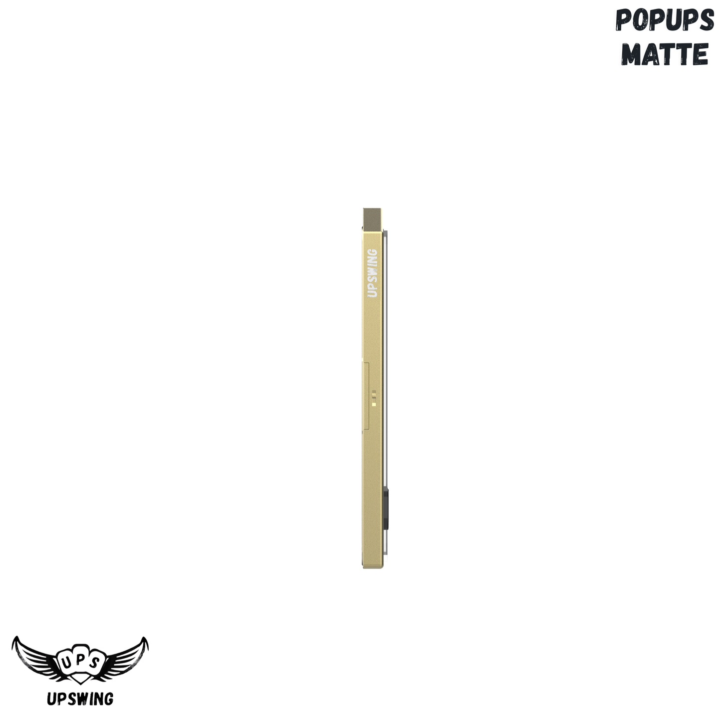 「DEBUT DUO SERIES」UPSWING POPUPS MATTE Fortune Leopard Gold Slab Case