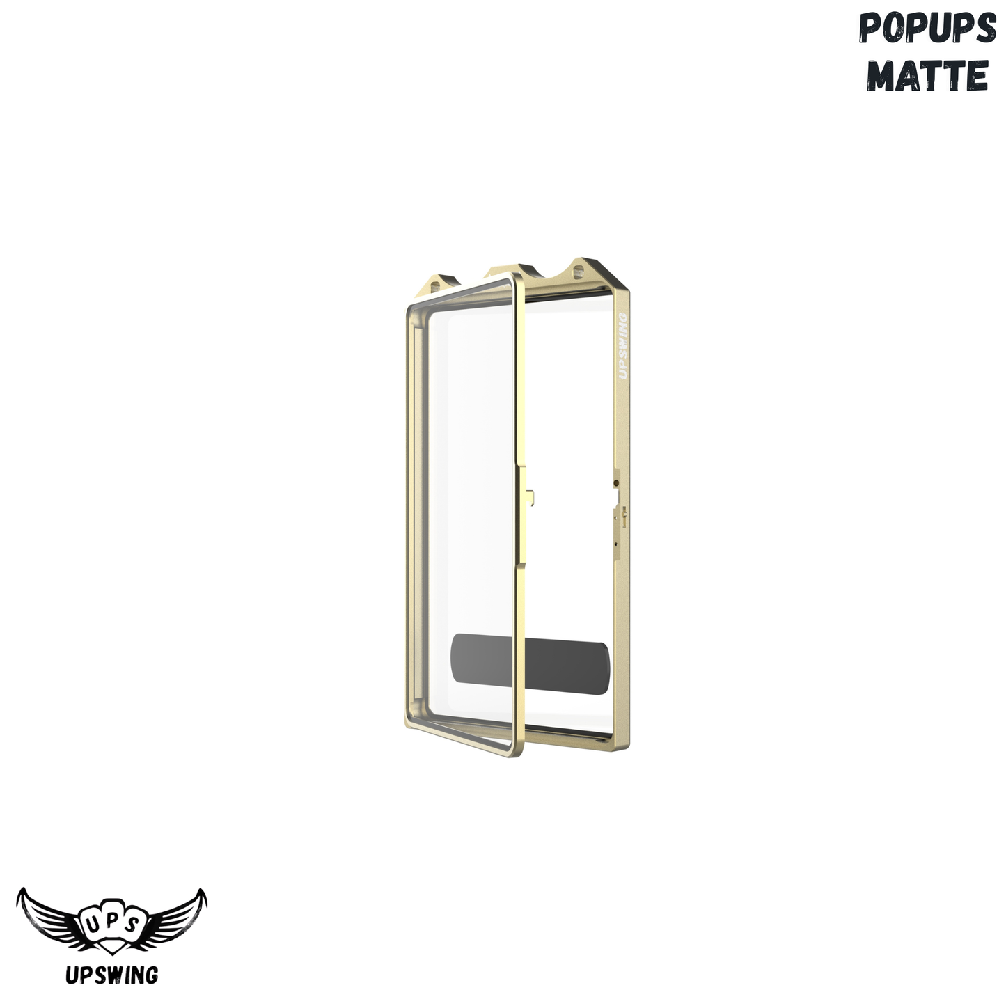 「DEBUT DUO SERIES」UPSWING POPUPS MATTE Fortune Leopard Gold Slab Case