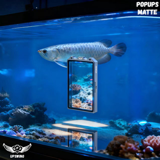 「LUMINOUS GUARD SERIES」UPSWING POPUPS MATTE Arowana Silver Slab Case