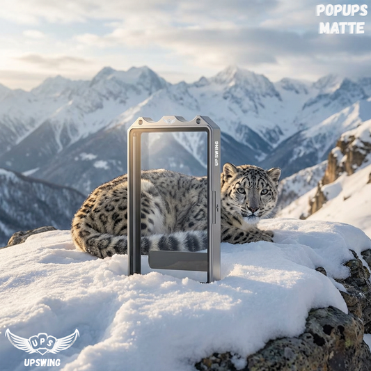 「LUMINOUS GUARD SERIES」UPSWING POPUPS MATTE Uncia Silver Slab Case